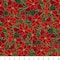 Fabric Traditions Christmas Red Poinsettia Cotton Fabric
